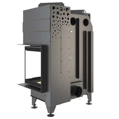 Șemineu SAVEN Energy Up 75х50х47R (15,1 kW) ECO Ghilotină – Sticlă laterală dreapta