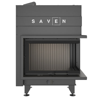 Șemineu SAVEN Energy Up 75х50х47R (15,1 kW) ECO Ghilotină – Sticlă laterală dreapta