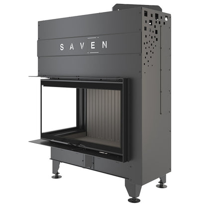 Șemineu SAVEN Energy Up 85х50х47L (17,0 kW) ECO Ghilotină – Sticlă laterală stânga