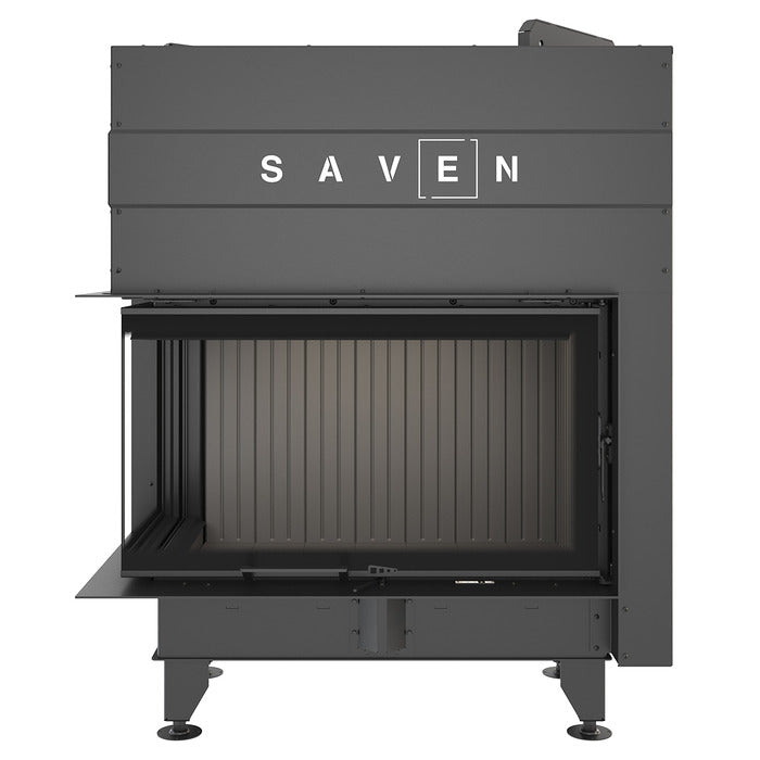 Șemineu SAVEN Energy Up 85х50х47L (17,0 kW) ECO Ghilotină – Sticlă laterală stânga