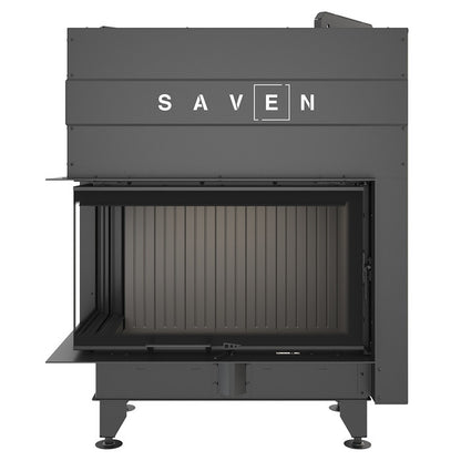 Șemineu SAVEN Energy Up 85х50х47L (17,0 kW) ECO Ghilotină – Sticlă laterală stânga