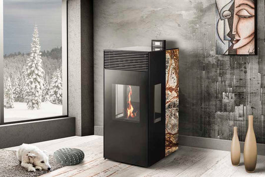 Șemineu pe peleți TEBA TP-11 Air Pellet, 13 kW