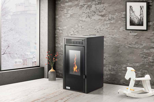 Șemineu pe peleți TEBA TP-07 Air Pellet, 9,8 kW