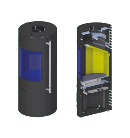 Șemineu Haas+Sohn GRASSE Basic, 5,8kW