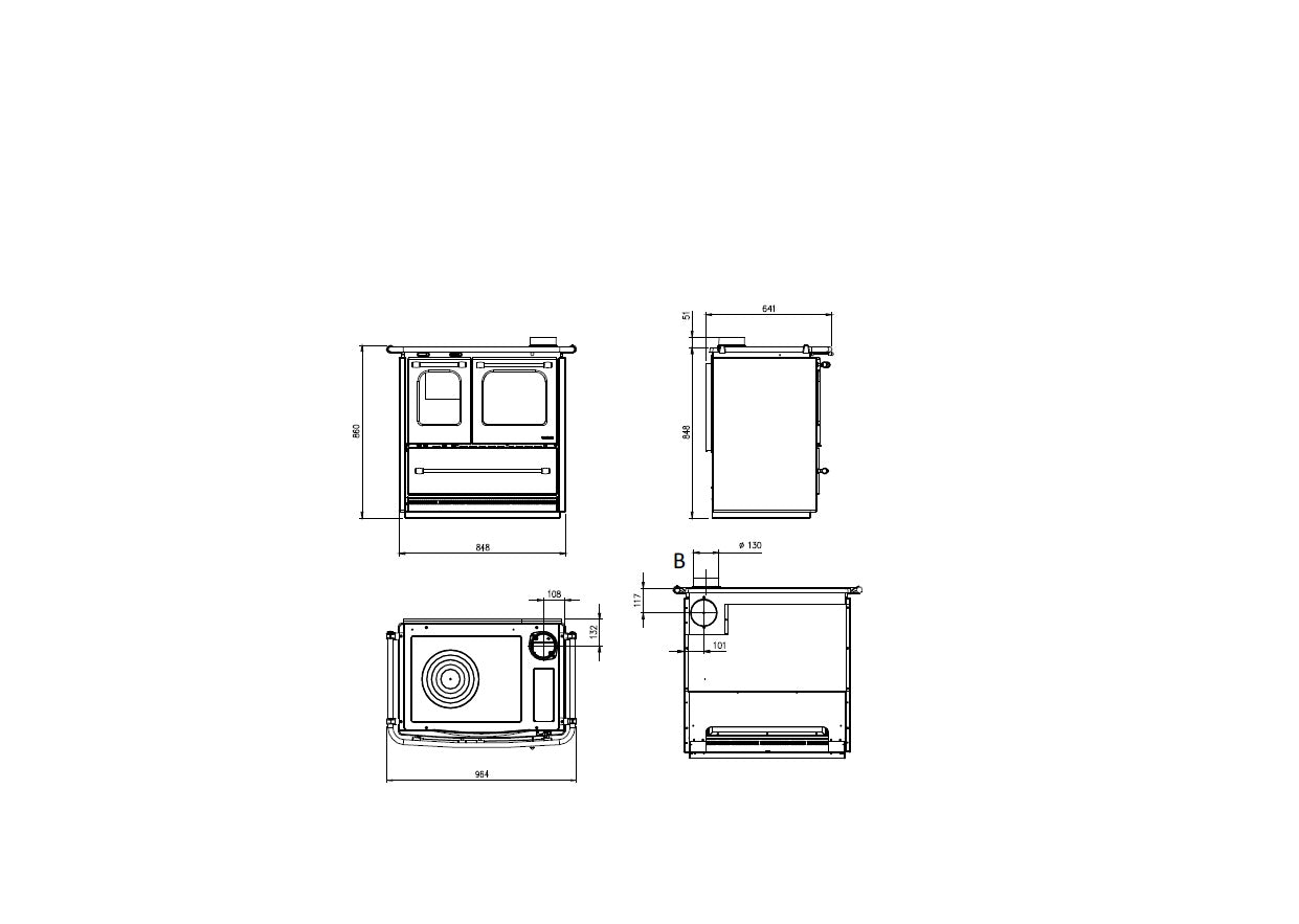 La Nordica Sovrana Easy Evo 2.0 Wood Burning Range Cooker