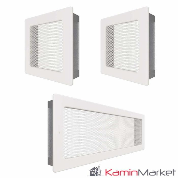 Set Grile Superior ventilatie – convectie semineu, 2 x 17×17 cm, 1 x 17×49 cm