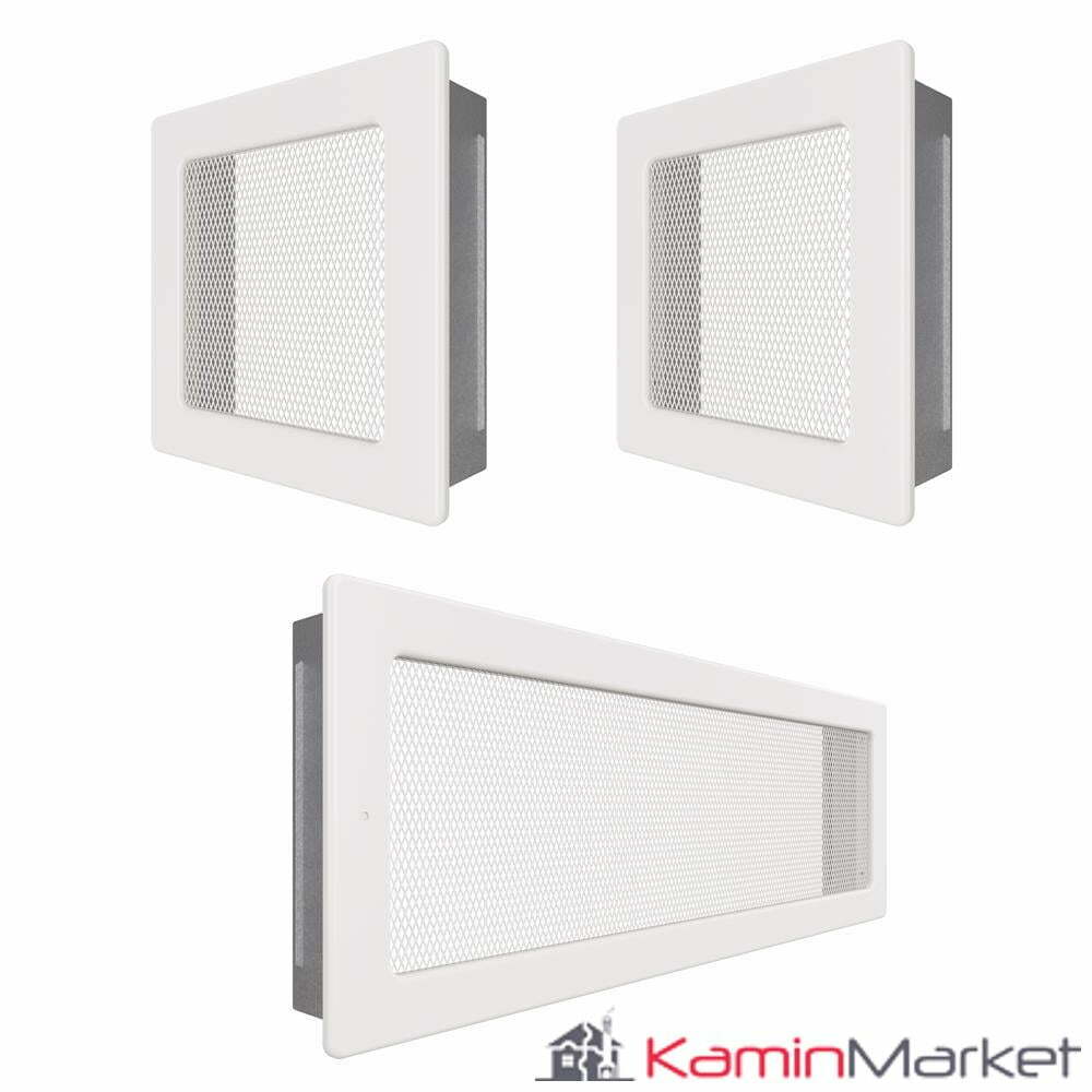 Set Grile Superior ventilatie – convectie semineu, 2 x 17×17 cm, 1 x 17×49 cm