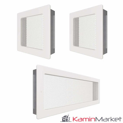 Set Grile Superior ventilatie – convectie semineu, 2 x 17×17 cm, 1 x 17×49 cm