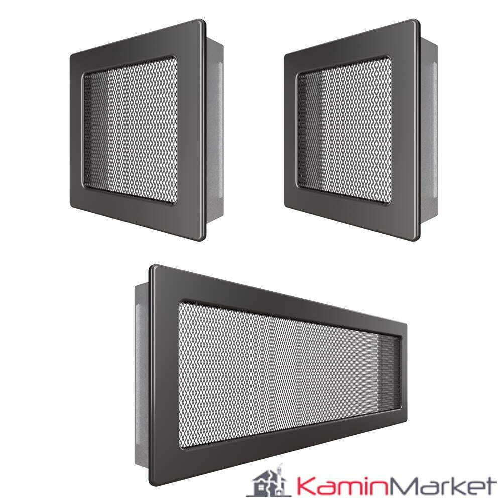 Set Grile Superior ventilatie – convectie semineu, 2 x 17×17 cm, 1 x 17×49 cm