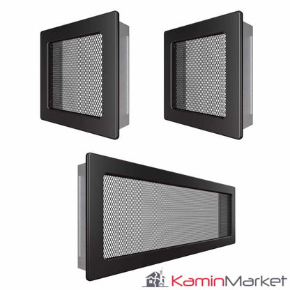 Set Grile Superior ventilatie – convectie semineu, 2 x 17×17 cm, 1 x 17×49 cm