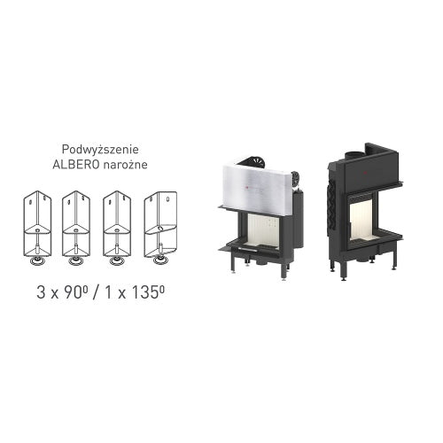 Platformă de colț Albero BH-003970