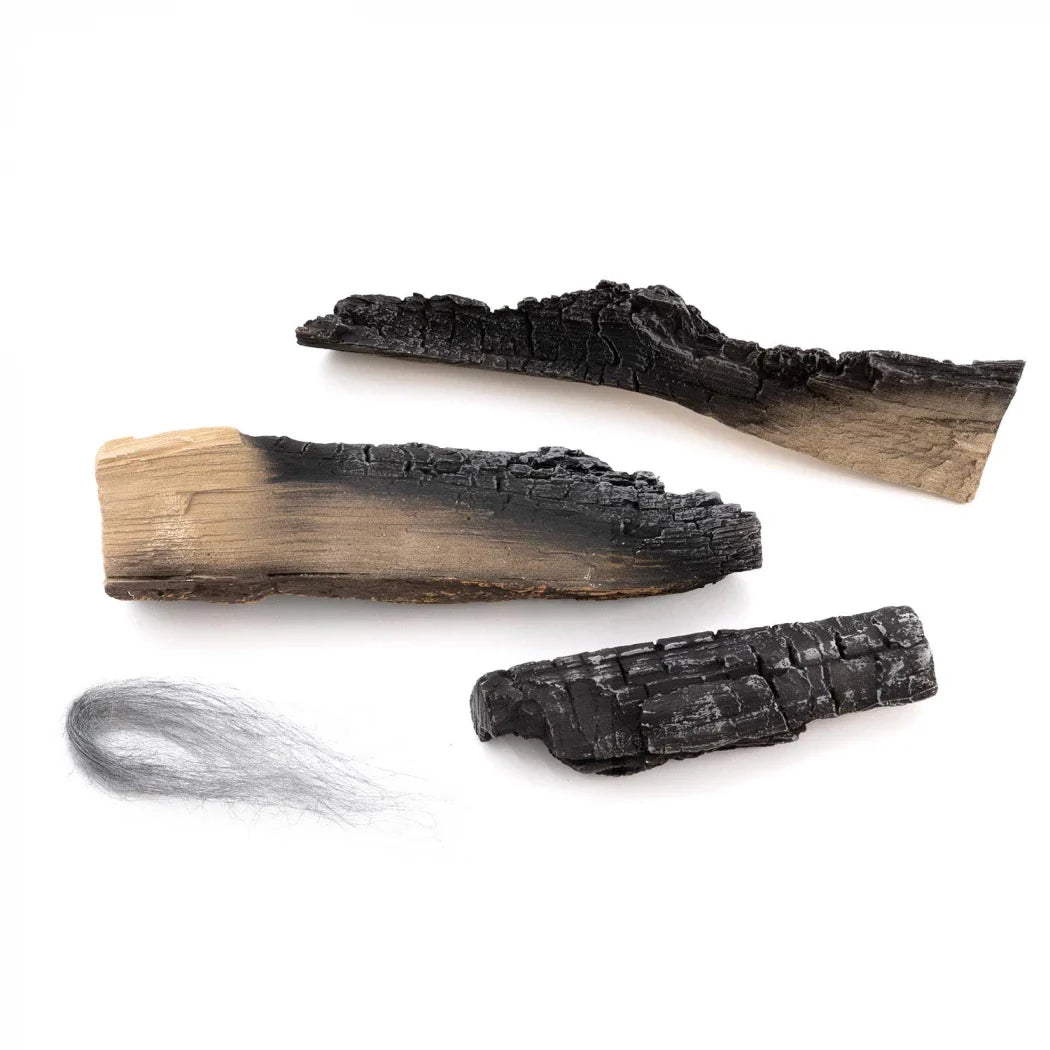 Set de 5 Cărămizi Decorative pentru Șeminee Planika Polaris, Scandi, Arcticon - Aspect Natural, Rezistent la Căldură