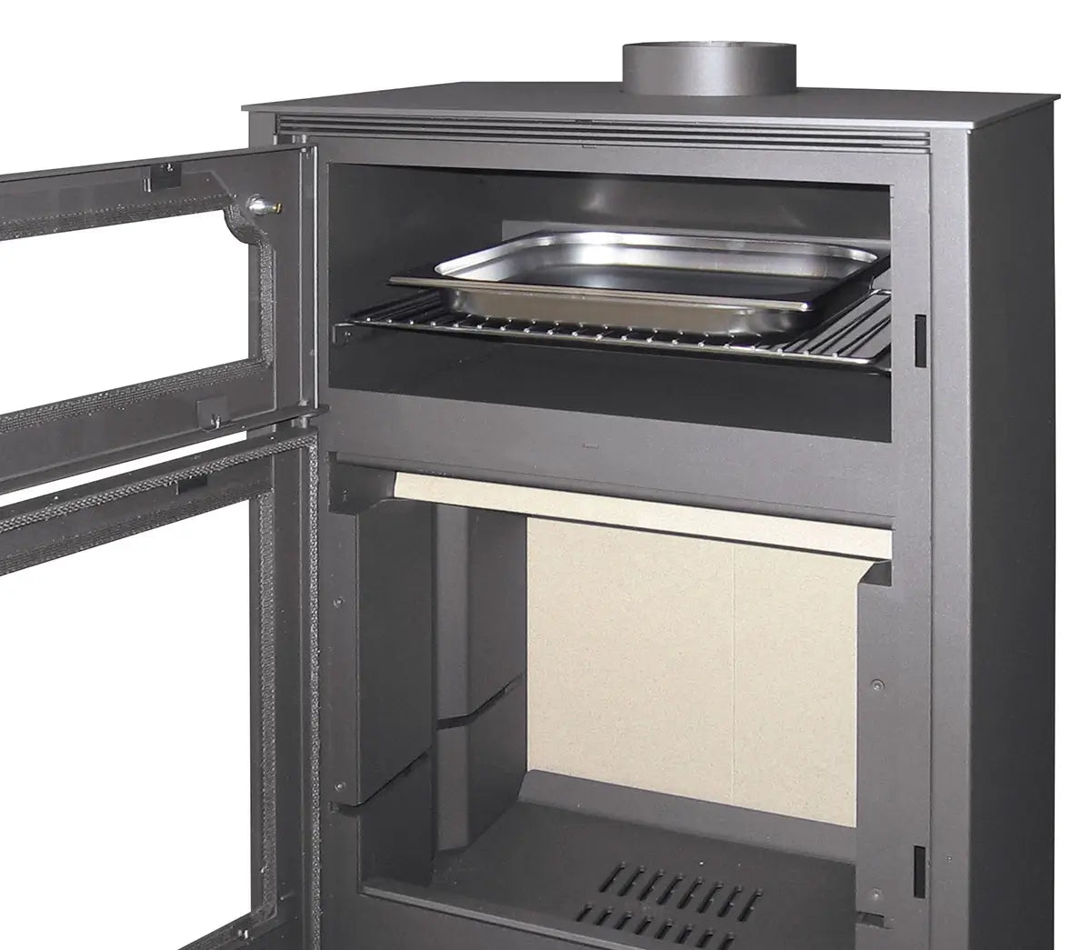 Soba pe lemne Carbel HERMES cu cuptor, 8,7kW