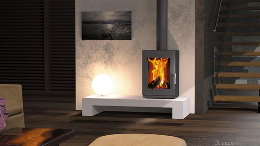 Soba pe lemne Carbel MAIA WALL, 7,18kW