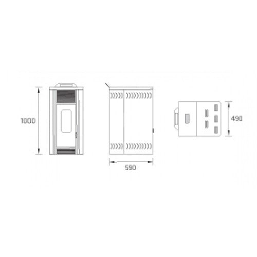 Sobă Ifyil Crystal 12 kW