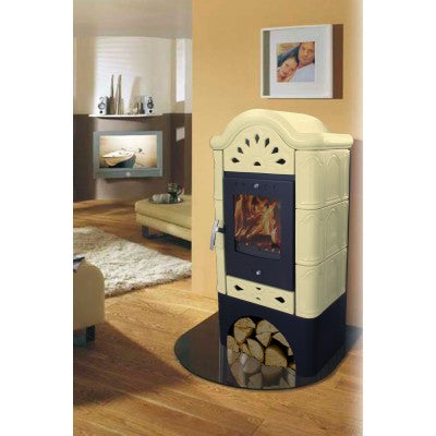 Soba pe lemne Domofire BENEDETTO II, 6 kW, crem