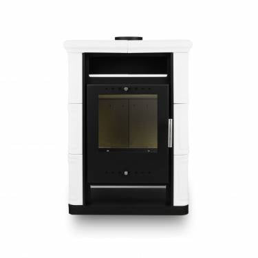 Sobă Nordflam Arta, 6kW, Albă, 60mp