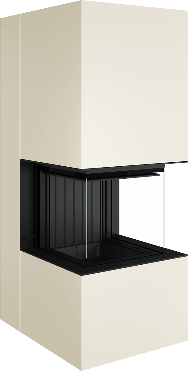 Artemis - Soba Eleganta cu Foc Panoramica 3-Fete, Design Premium Spartherm