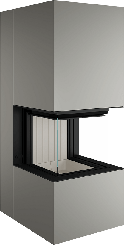Artemis - Soba Eleganta cu Foc Panoramica 3-Fete, Design Premium Spartherm