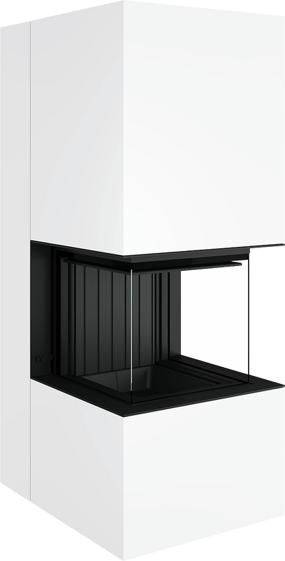 Artemis - Soba Eleganta cu Foc Panoramica 3-Fete, Design Premium Spartherm