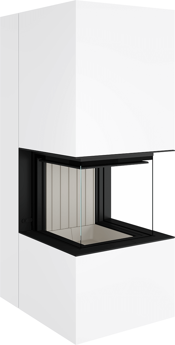 Artemis - Soba Eleganta cu Foc Panoramica 3-Fete, Design Premium Spartherm