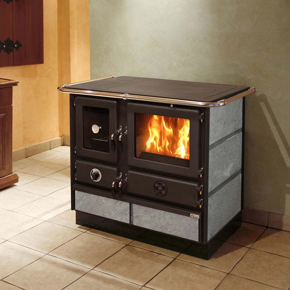 Soba pe lemne cu serpentină SD SUPER THERMO MAGNUM (S) - Putere 16.3 kW, Ideală pentru Încălzire și Gătit