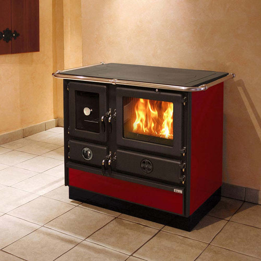 Soba pe lemne cu serpentină SD SUPER THERMO MAGNUM (S) - Putere 16.3 kW, Ideală pentru Încălzire și Gătit