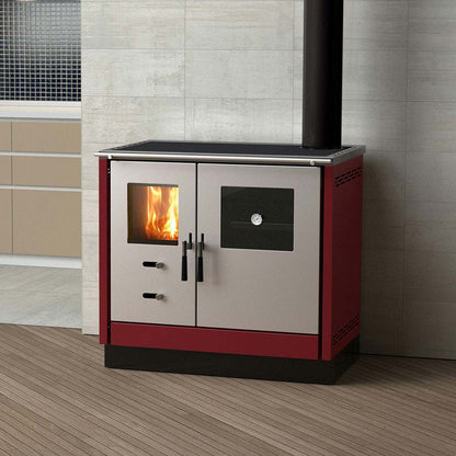 Șemineu pe lemne cu boiler - SD THERMO AS / SD THERMO AS S - Putere 11.5 kW, Cuptor și Plită