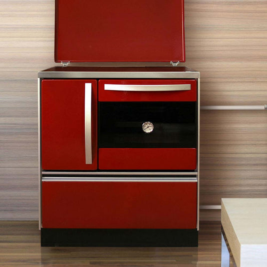 Soba pe combustibil solid (lemn și cărbune) cu boiler, SD THERMO ROYAL 720 - Încălzire Eficientă și Gătit