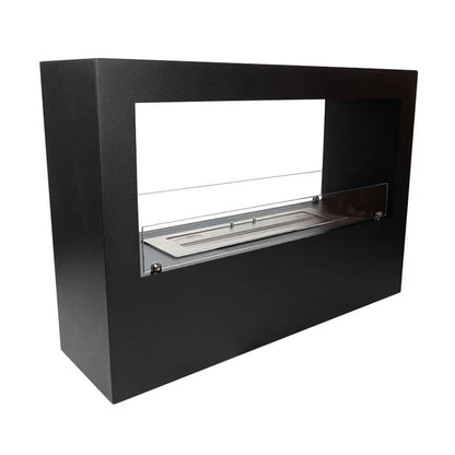 Șemineu Freestanding pe Bioetanol Lansing L - Negru, Dublu, Versatil