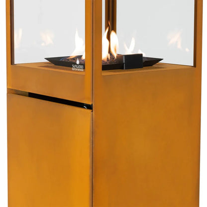 Marino Premium - Șemineu de Exterior Premium din Oțel Corten