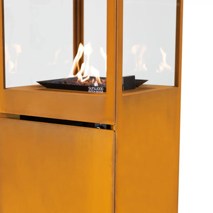Marino Premium - Șemineu de Exterior Premium din Oțel Corten