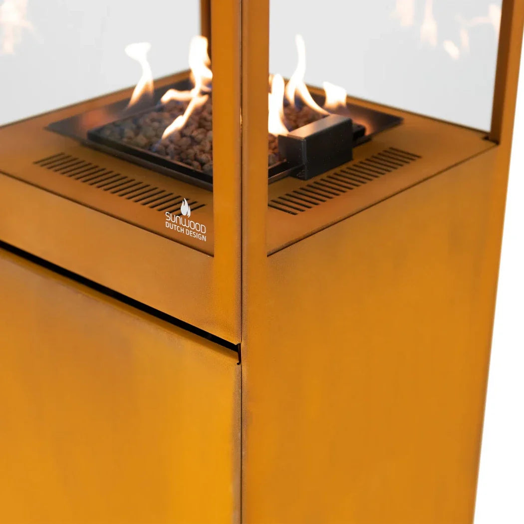 Marino Premium - Șemineu de Exterior Premium din Oțel Corten
