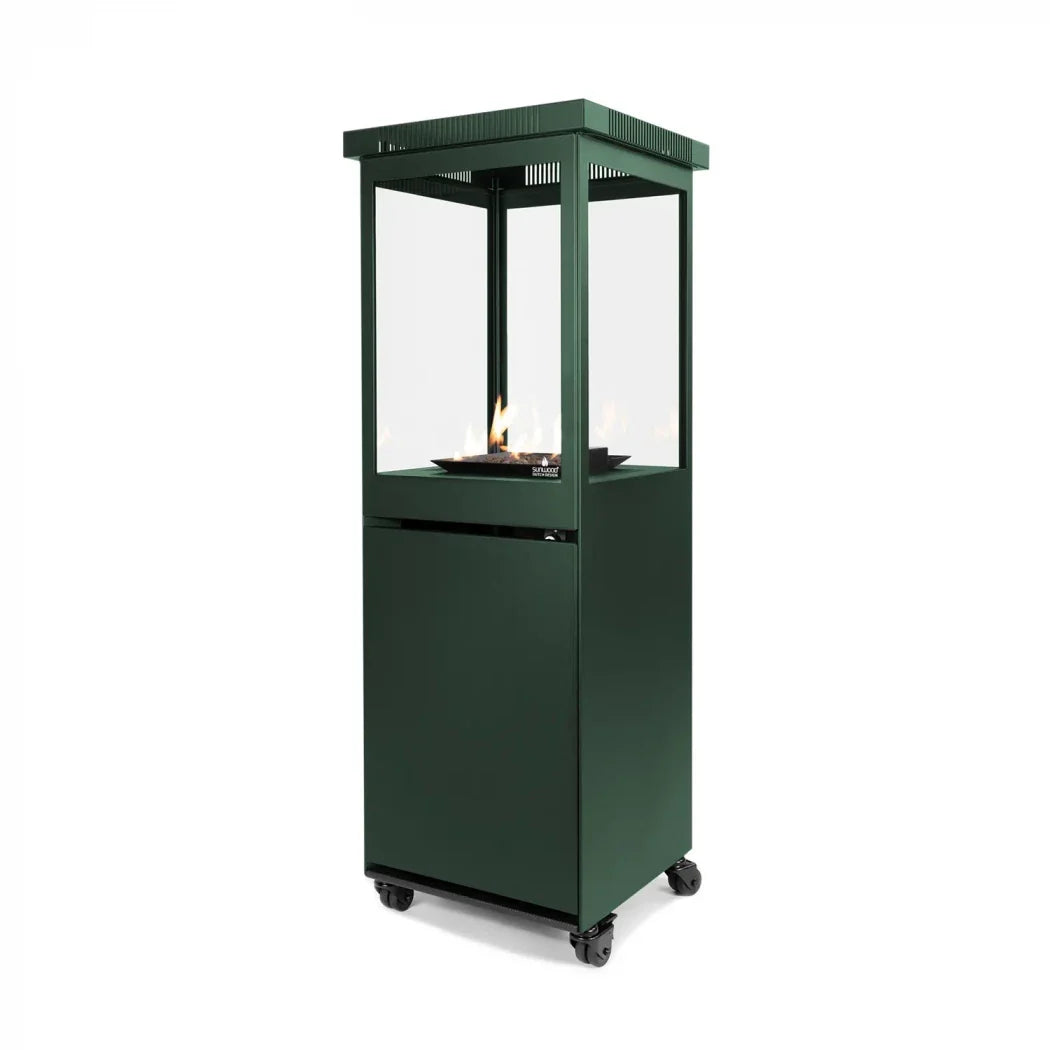 Marino Limited - Șemineu Verde Galactic pentru Patios, cu Arzător pe Gaz
