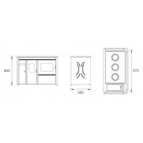 Termoșemineu Ifyil Bosphours 21 kW