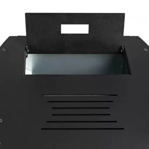 Termosemineu pe peleti KOPH PM 12 kW pentru incalzire 80 mp, cu buncar 12 kg, pompa recirculare, vas expansiune si evacuare 80 mm, Culoare Bordo