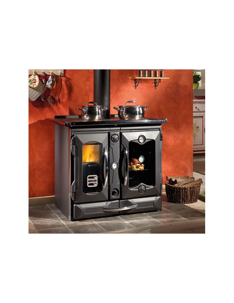 Sobă CENTRALA  de gatit pe lemne TERMOSUPREMA COMPACT D.S.A. (18,5 KW / 15,0 KW H2O)