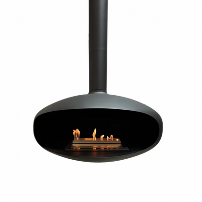 THE ICONIC - Șemineu Rotativ Suspendat pe Bioetanol, Diametru 90 cm