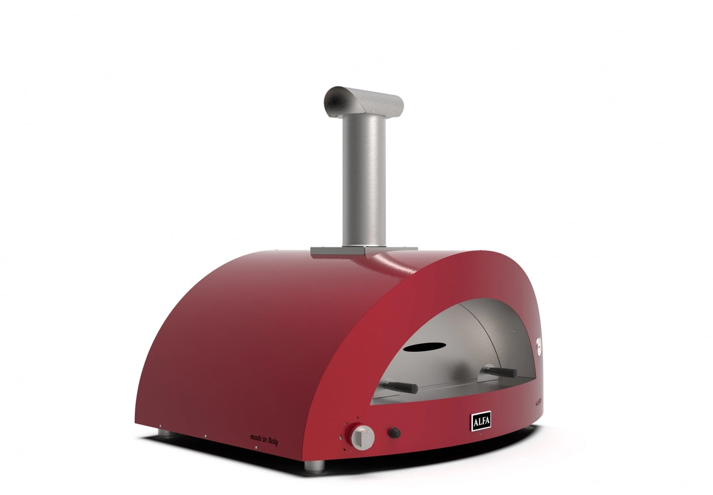 Cuptor hybrid 5 Pizze Moderno – Rosu