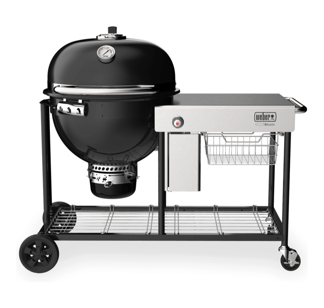 Gratar pe carbuni Summit Kamado S6 - Negru