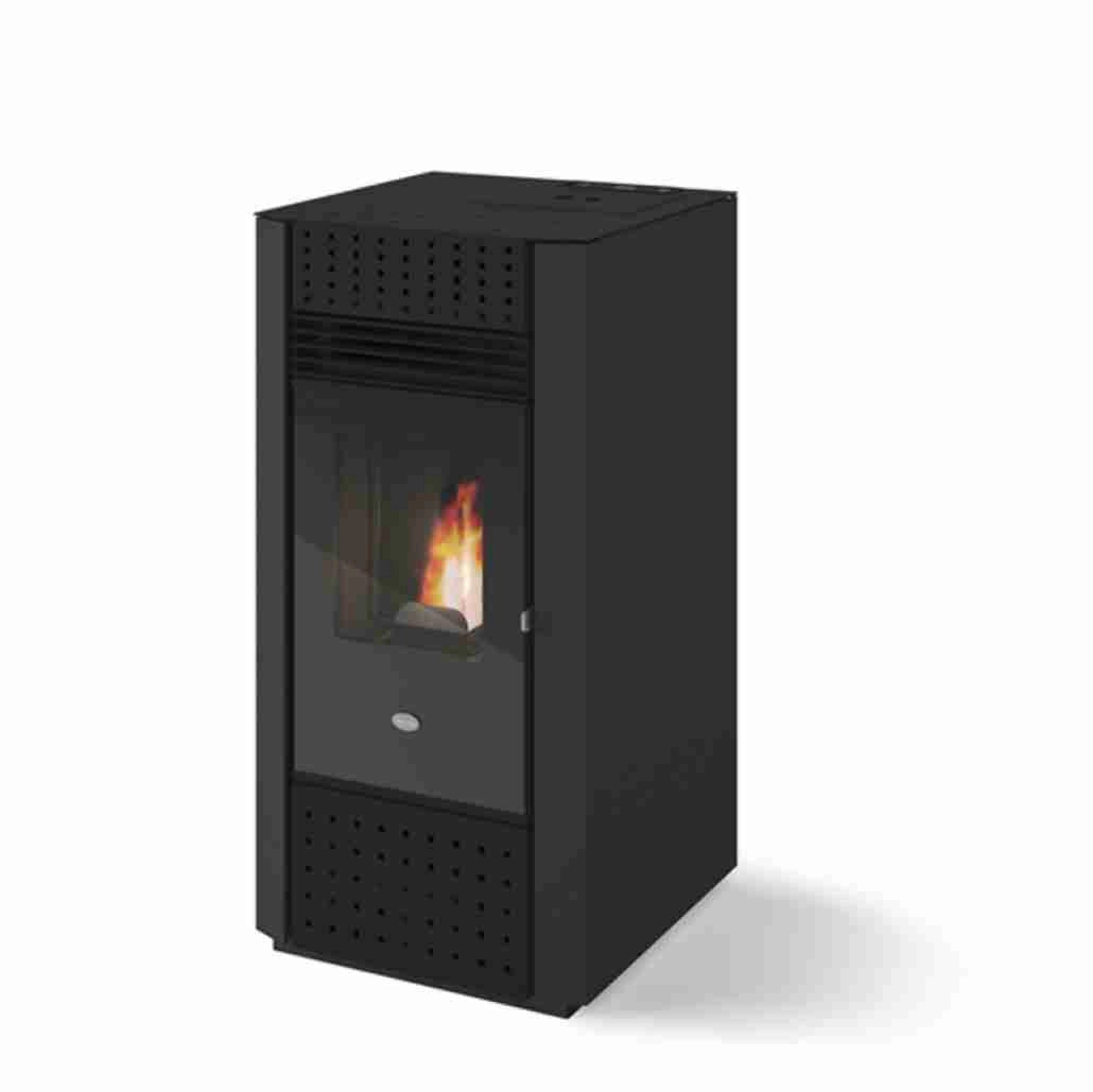 SOBA PELETI 9,2KW - IRMA CARBON - 2 Ventilatoare