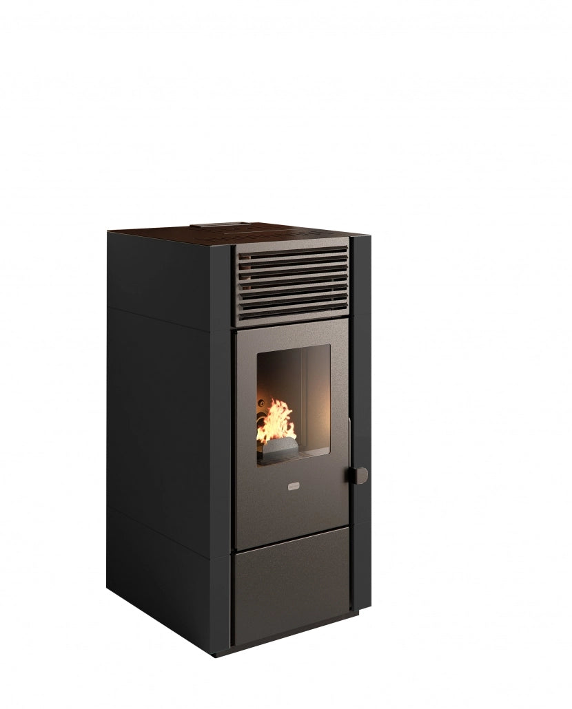 Soba pe peleti Poly - 9.5kW Negru