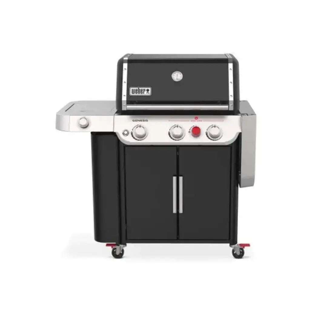 Gratar pe gaz E-335 - Negru + Regulator