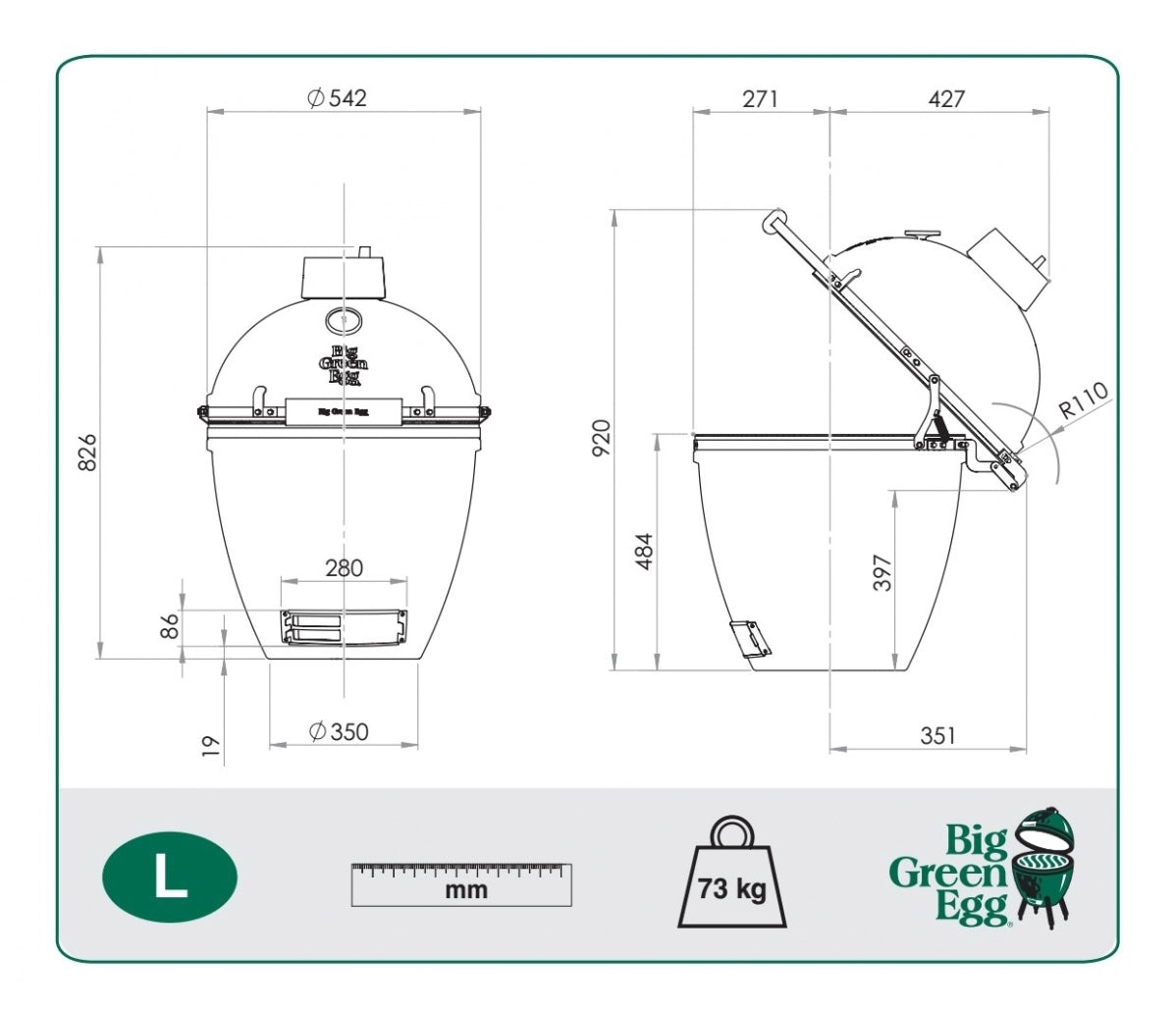 Pro Pack - Large - Big Green Egg