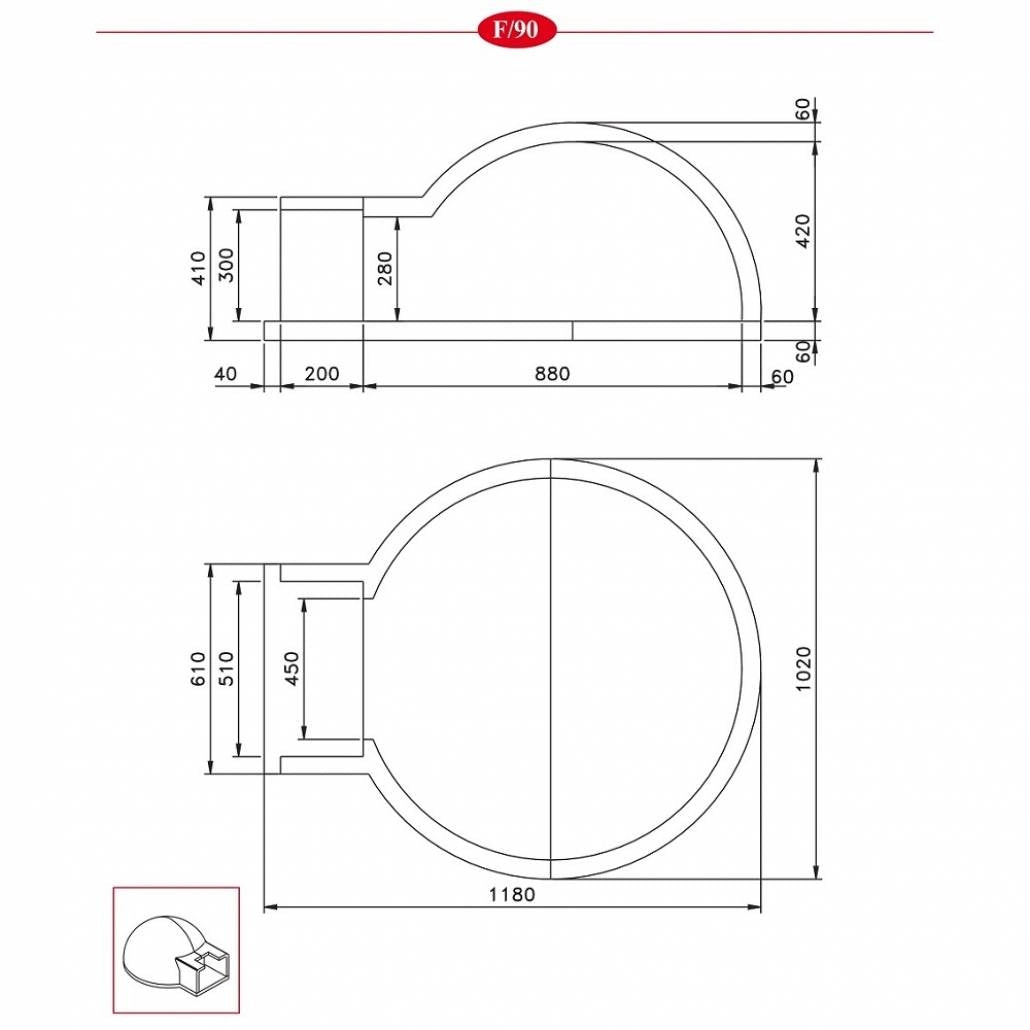 Cuptor Pizza si Paine F/90 - pe lemne