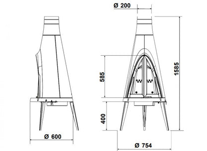 Soba fonta Tipi 10kW