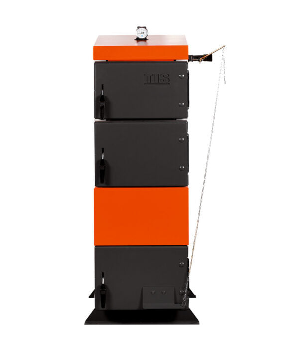 TIS PRO 25 kW: Cazan Performant pe Combustibil Solid pentru Lemn, Turbă, Cărbune și Deșeuri Lemnoase