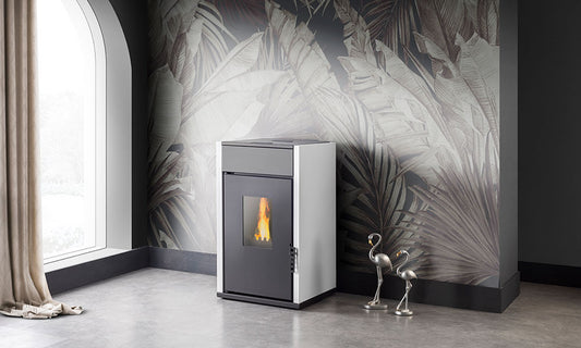 Termosemineu pe peleți și lemn Teba TP-12 Hydro Pellet, 11,4 kW