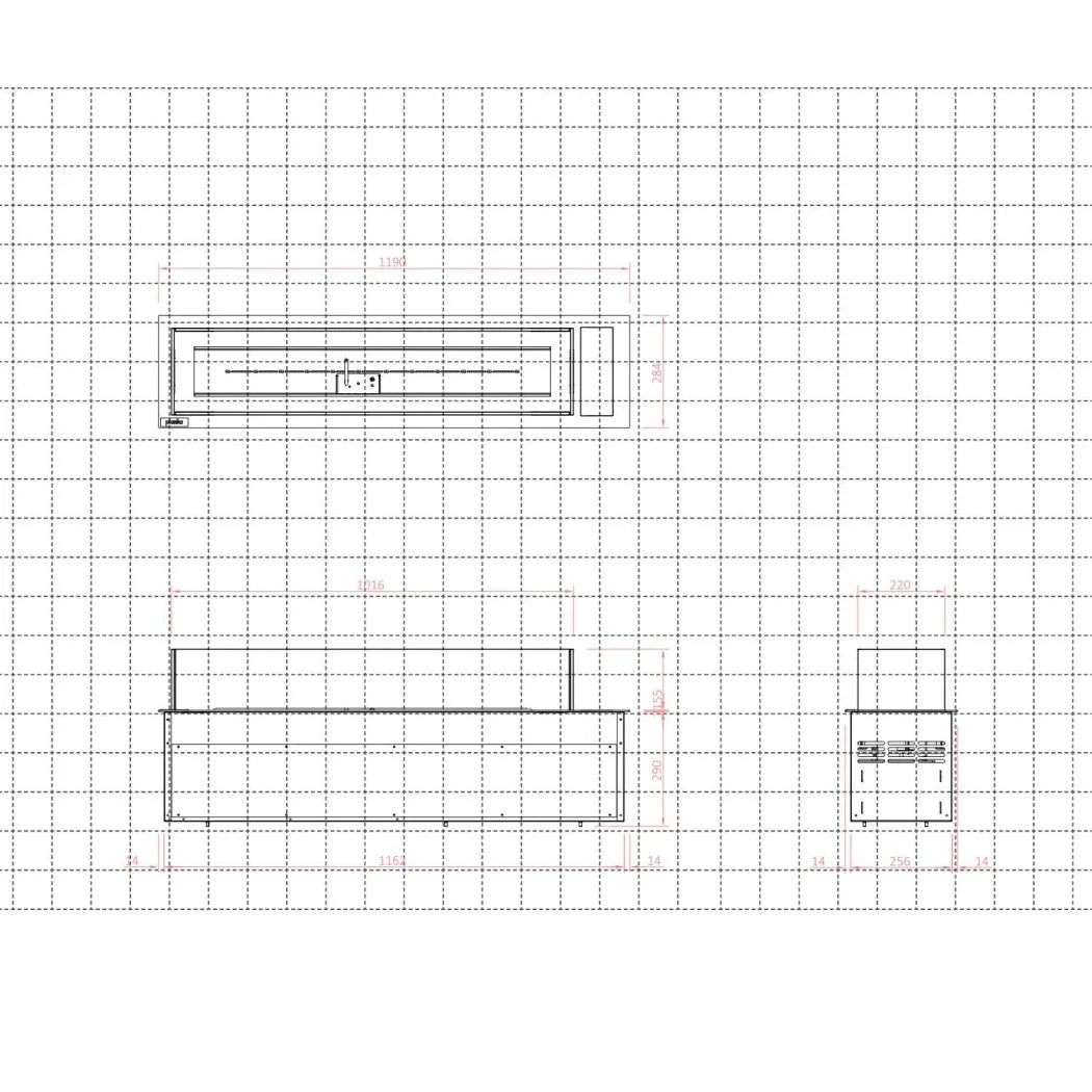 Arzător Automat Bioetanol Planika Cabo pentru Exterior - Design DIY