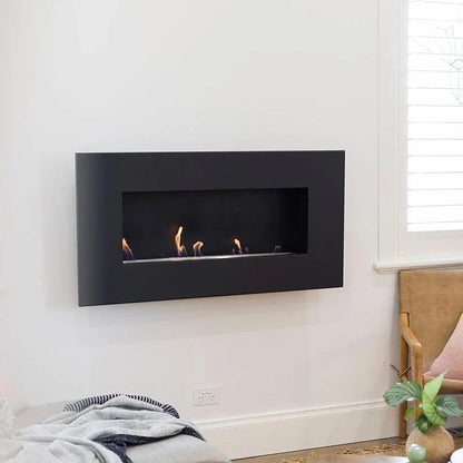 Șemineu de Perete Icon Fires Nero 1150 - Negru, Eficiență Energetică și Design Modern